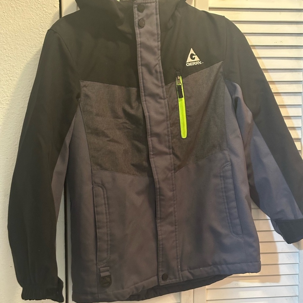 Gerry Weber Kids' Black and Gray Puffer Jacket
